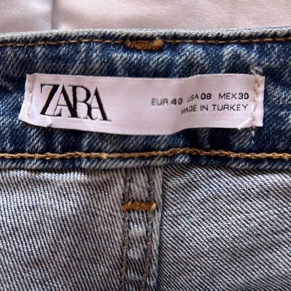 Zara Denim Jeans Size 8 - Picture 6 of 7